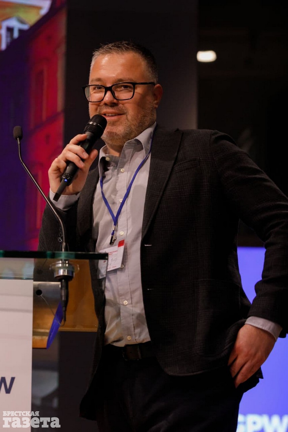 Евгений Бурый на бизнес-форуме в Варшаве