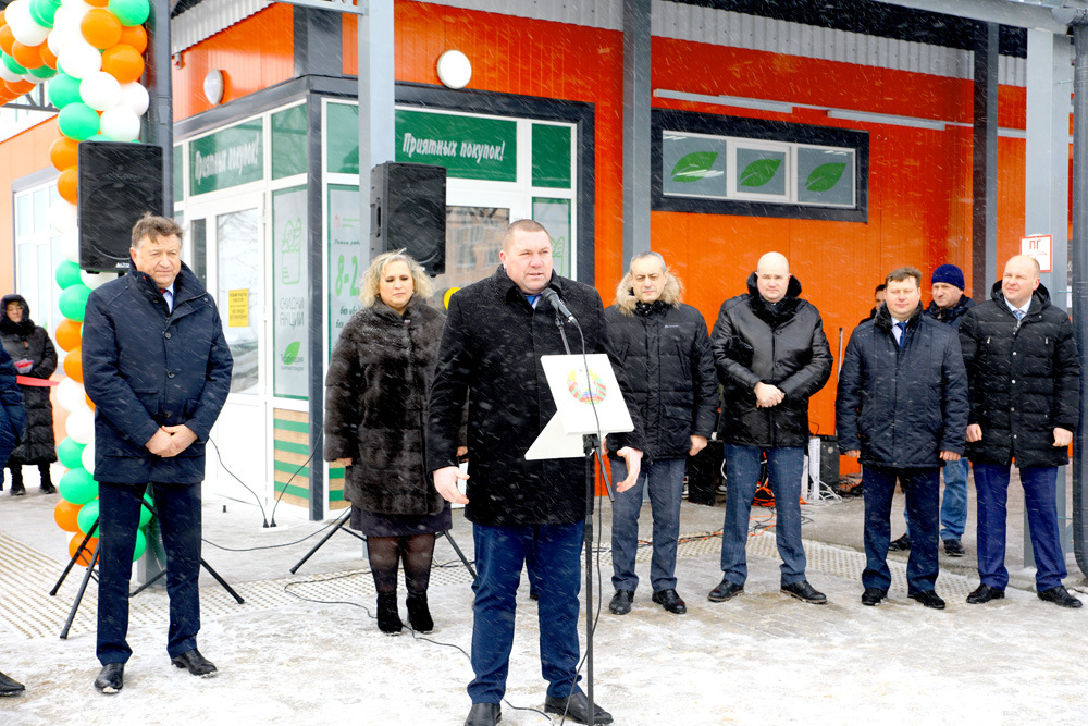 Открытие магазина «Родны кут» в Климовичах 2022 год.
